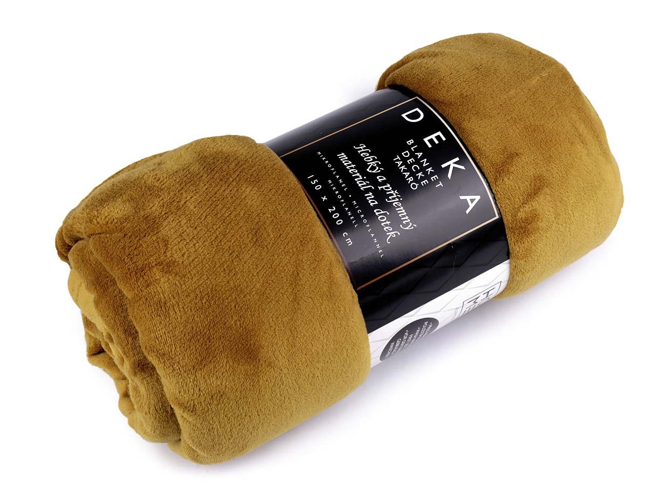 Pătură microflanel, 150x200 cm - Roșu (1 Bucată)