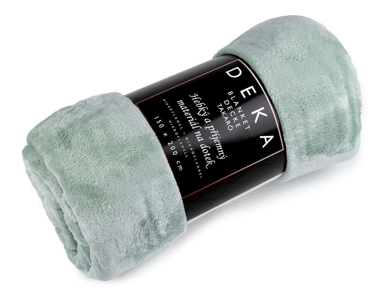 Pătură microflanel, 150x200 cm - Roșu (1 Bucată)