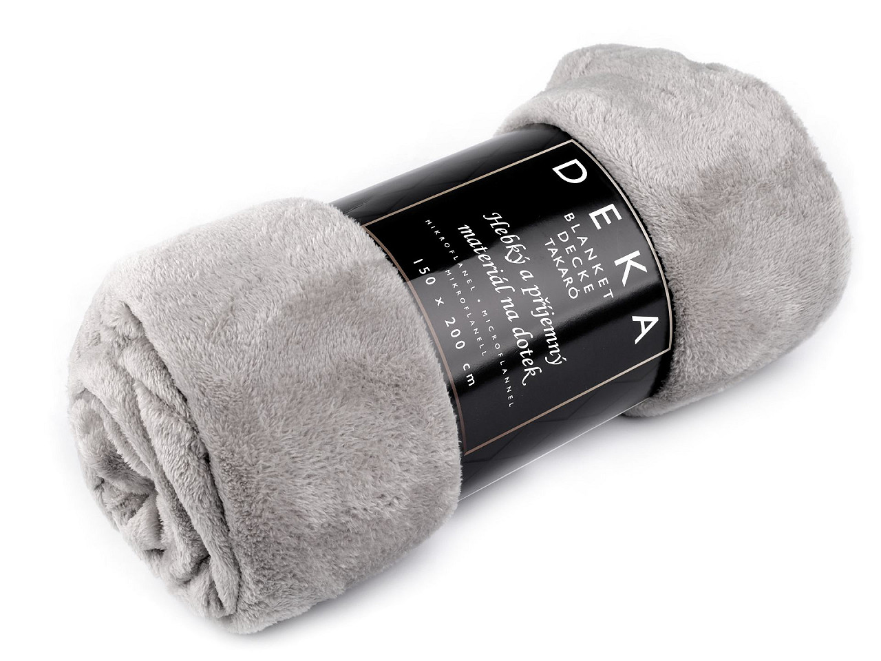 Pătură microflanel, 150x200 cm - Roșu (1 Bucată)