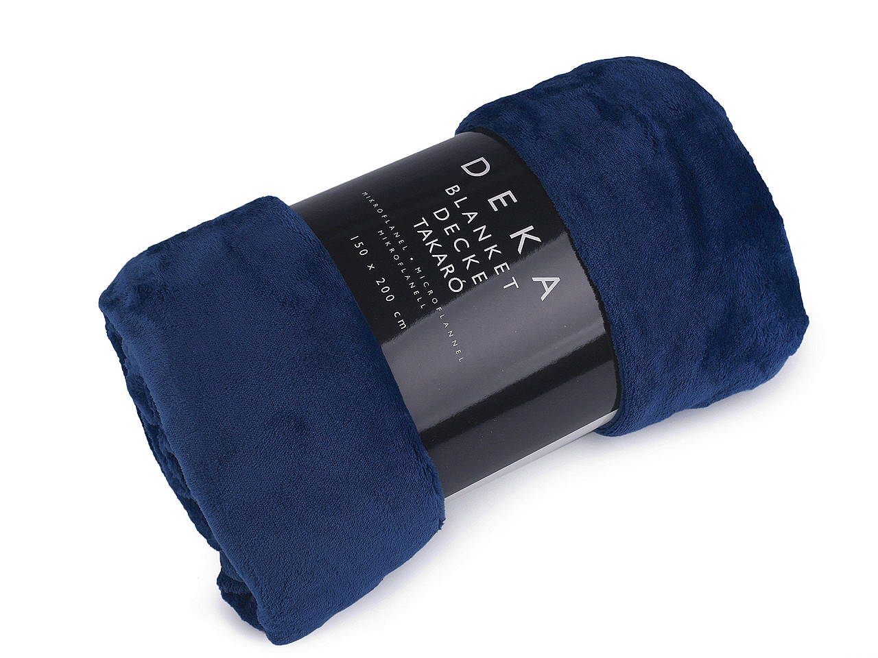 Pătură microflanel, 150x200 cm - Roșu (1 Bucată)