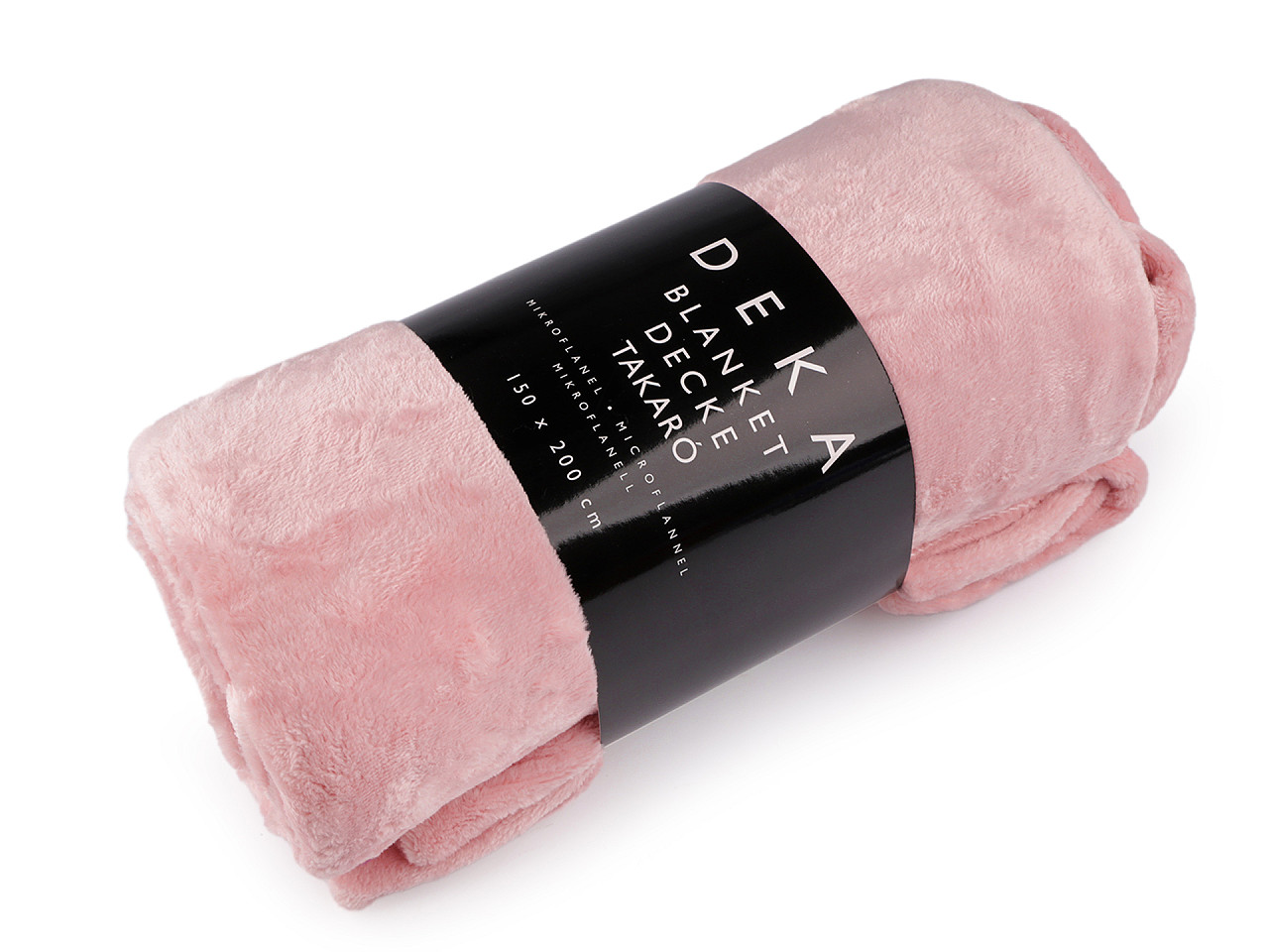 Pătură microflanel, 150x200 cm - Roșu (1 Bucată)