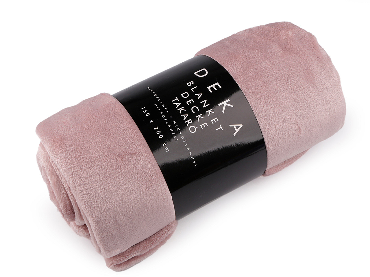 Pătură microflanel, 150x200 cm - Roșu (1 Bucată)