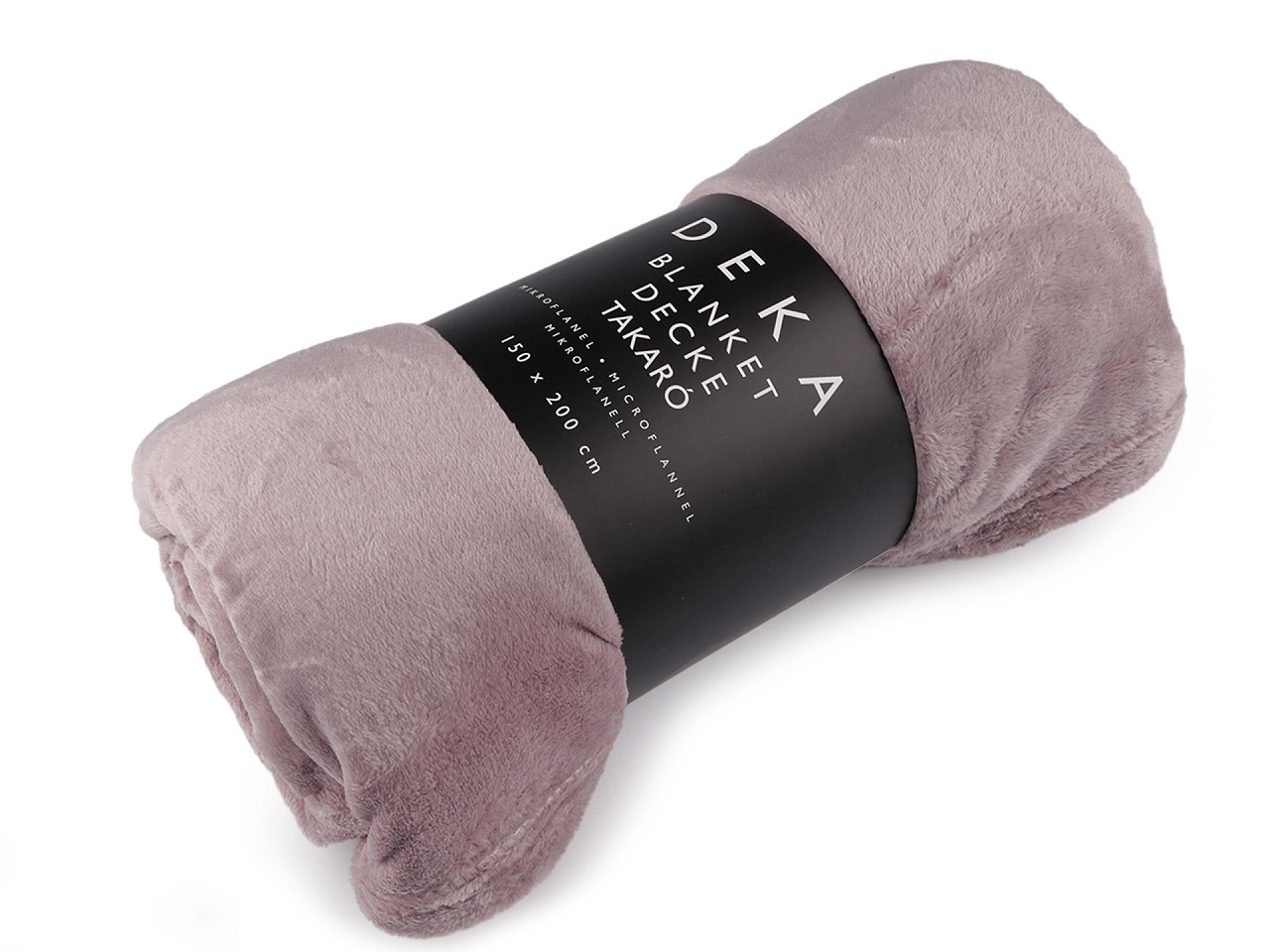 Pătură microflanel, 150x200 cm - Roșu (1 Bucată)