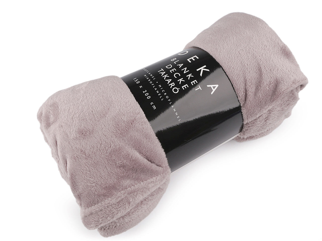 Pătură microflanel, 150x200 cm - Roșu (1 Bucată)