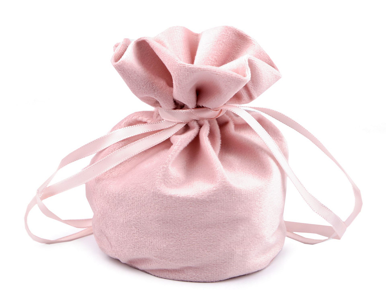 Săculeț catifea pentru cadouri, 14x16 cm - Gri deschis (10 Bucăți)