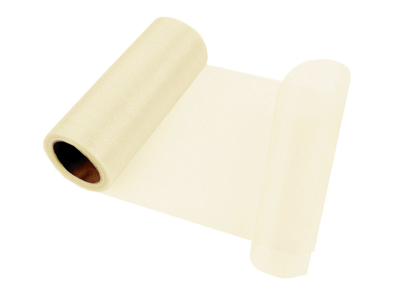 Organza, lățime 14,5 cm - Mov liliachiu (72 Metri)