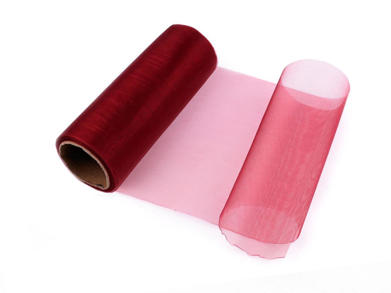 Organza, lățime 14,5 cm - Mov liliachiu (72 Metri)