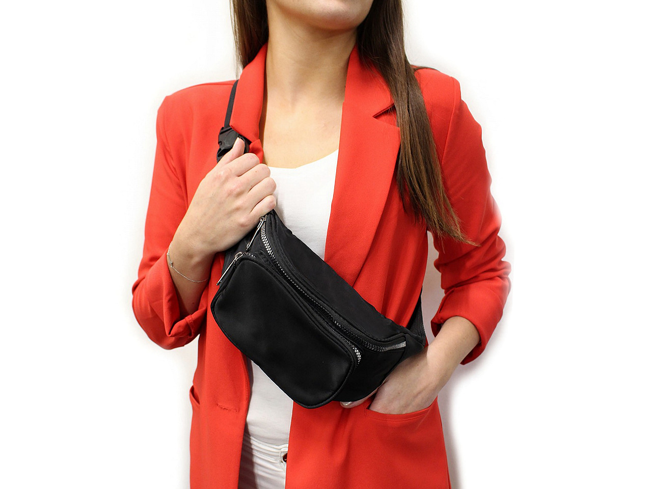 Borsetă cu 3 compartimente - Albastru închis (1 Bucată)