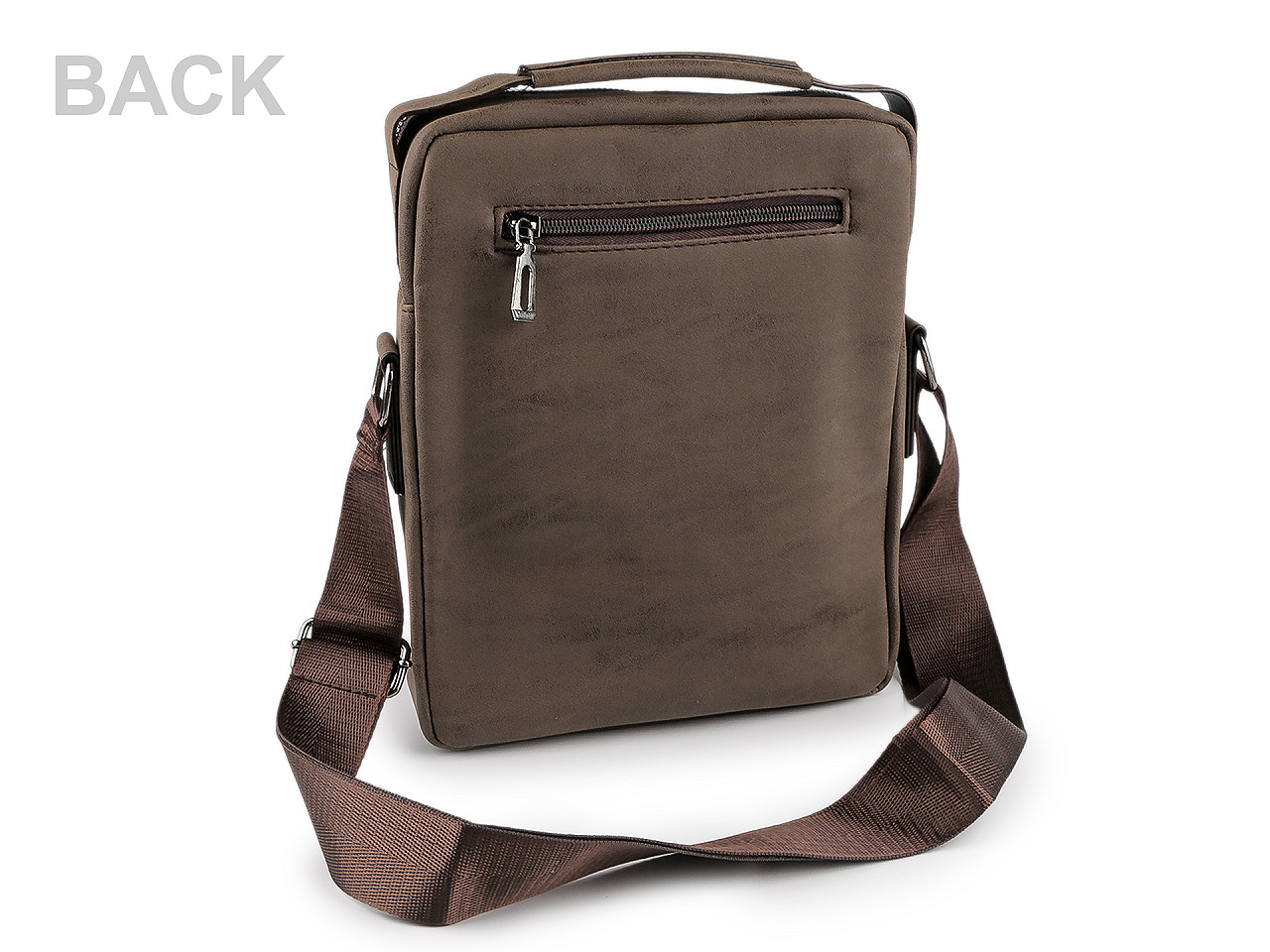 Geantă crossbody barbați, 20x26 cm - Negru (1 Bucată)