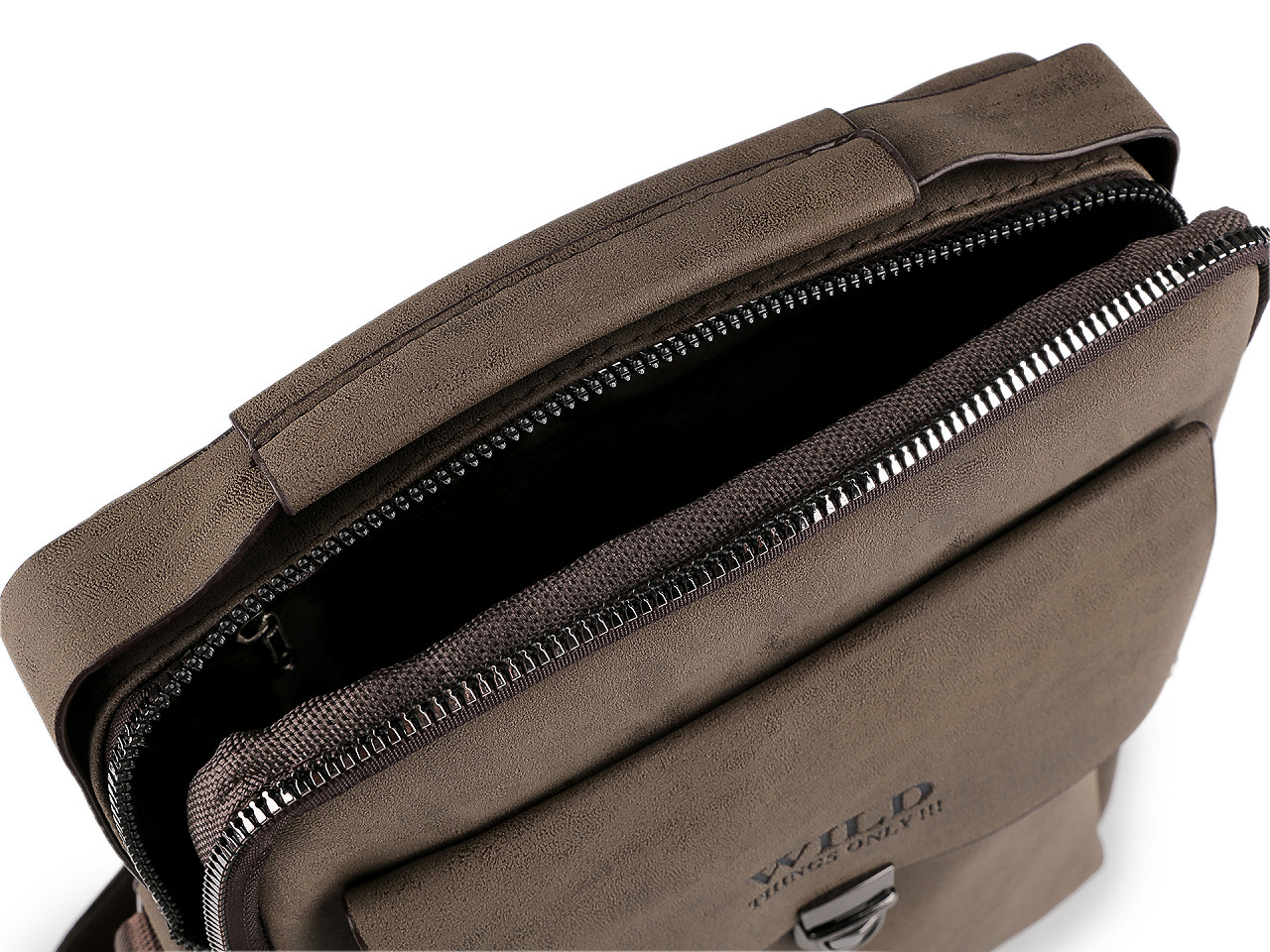 Geantă crossbody barbați, 20x26 cm - Negru (1 Bucată)