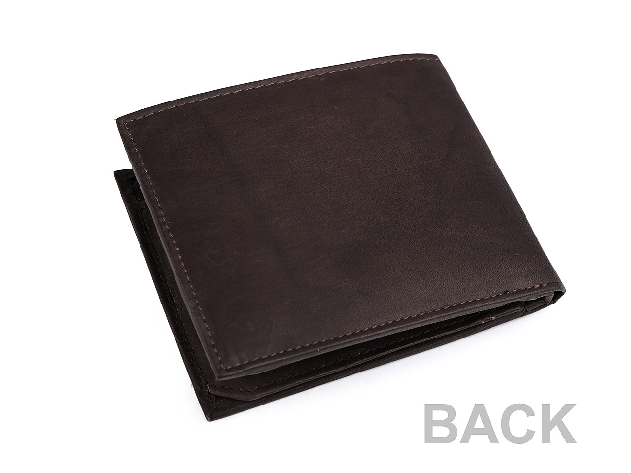 Portofel bărbați, piele naturală - Negru (1 Bucată)