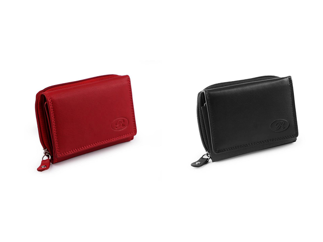 Portofel damă, piele naturală - Negru (1 Bucată)