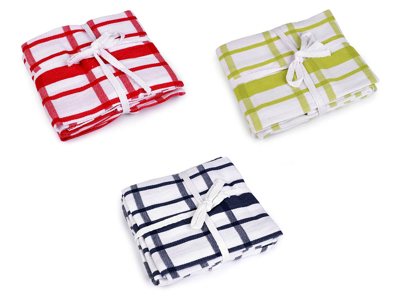 Prosop de bucătărie, 50x70 cm - Verde deschis (3 Bucăți)