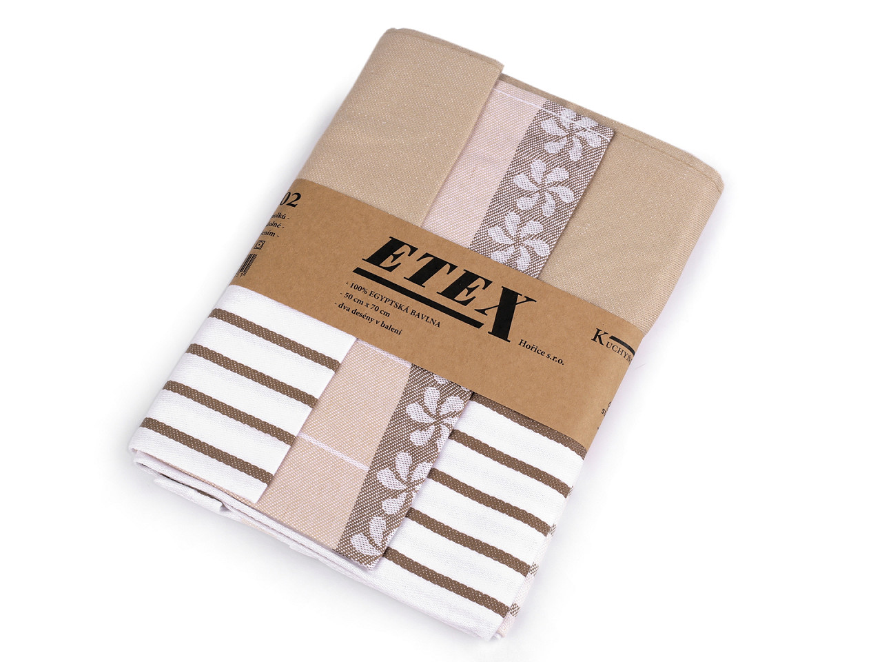 Prosop de bucătărie, 50x70 cm - Negru (3 Bucăți)