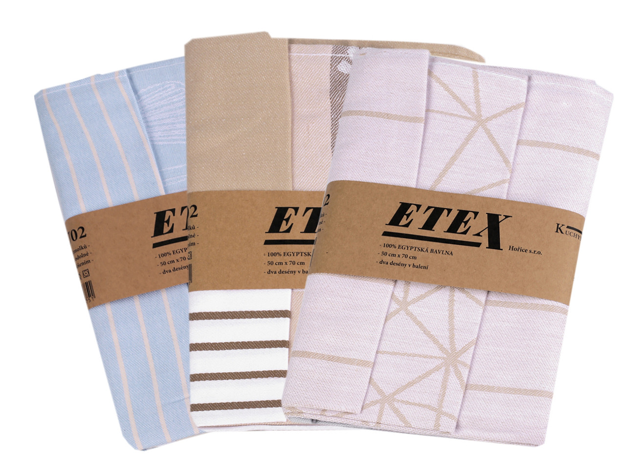 Prosop de bucătărie, 50x70 cm - Negru (3 Bucăți)