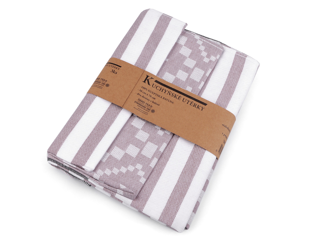 Prosop de bucătărie, 50x70 cm - Negru (3 Bucăți)