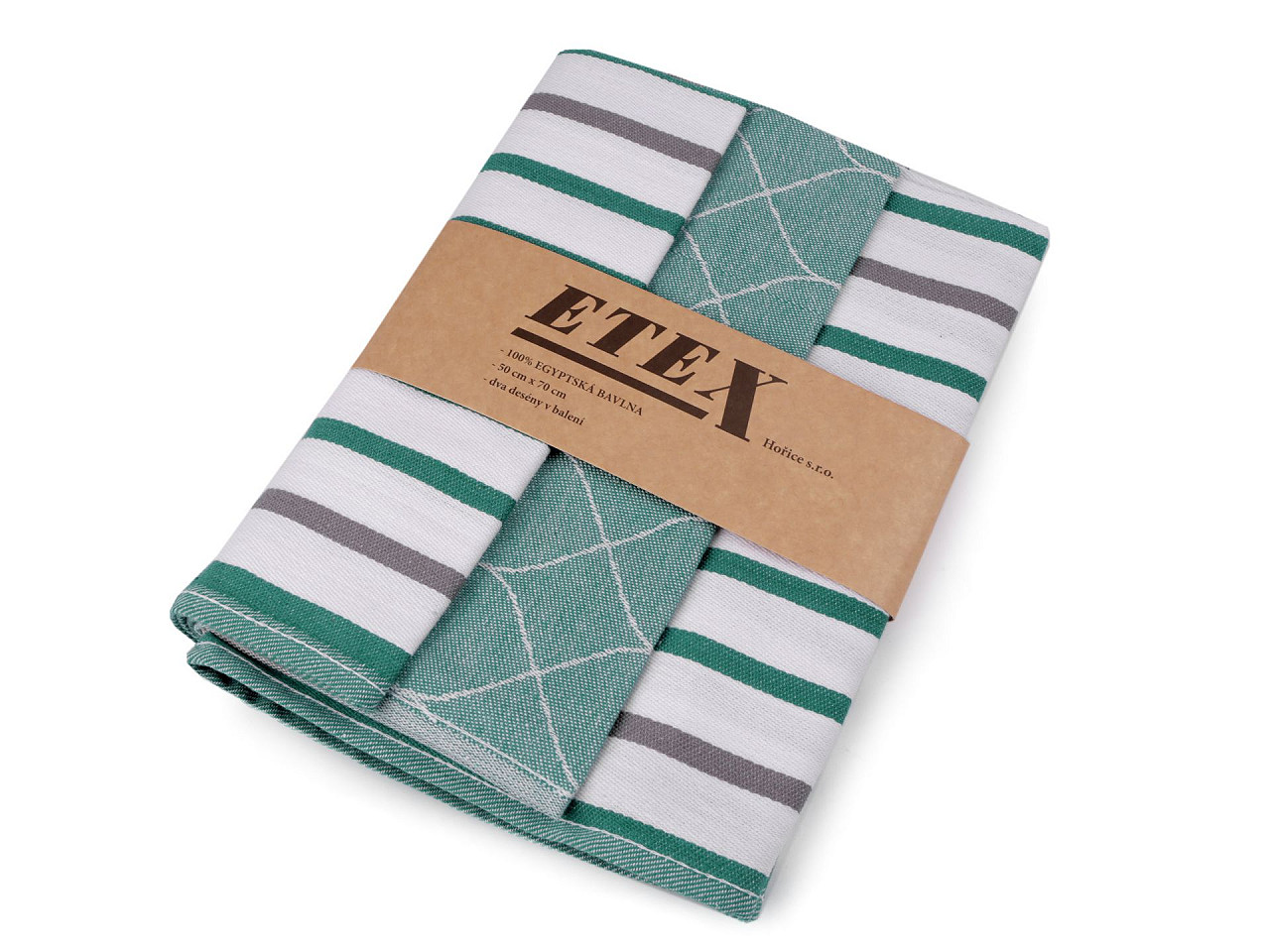 Prosop de bucătărie, 50x70 cm - Negru (3 Bucăți)