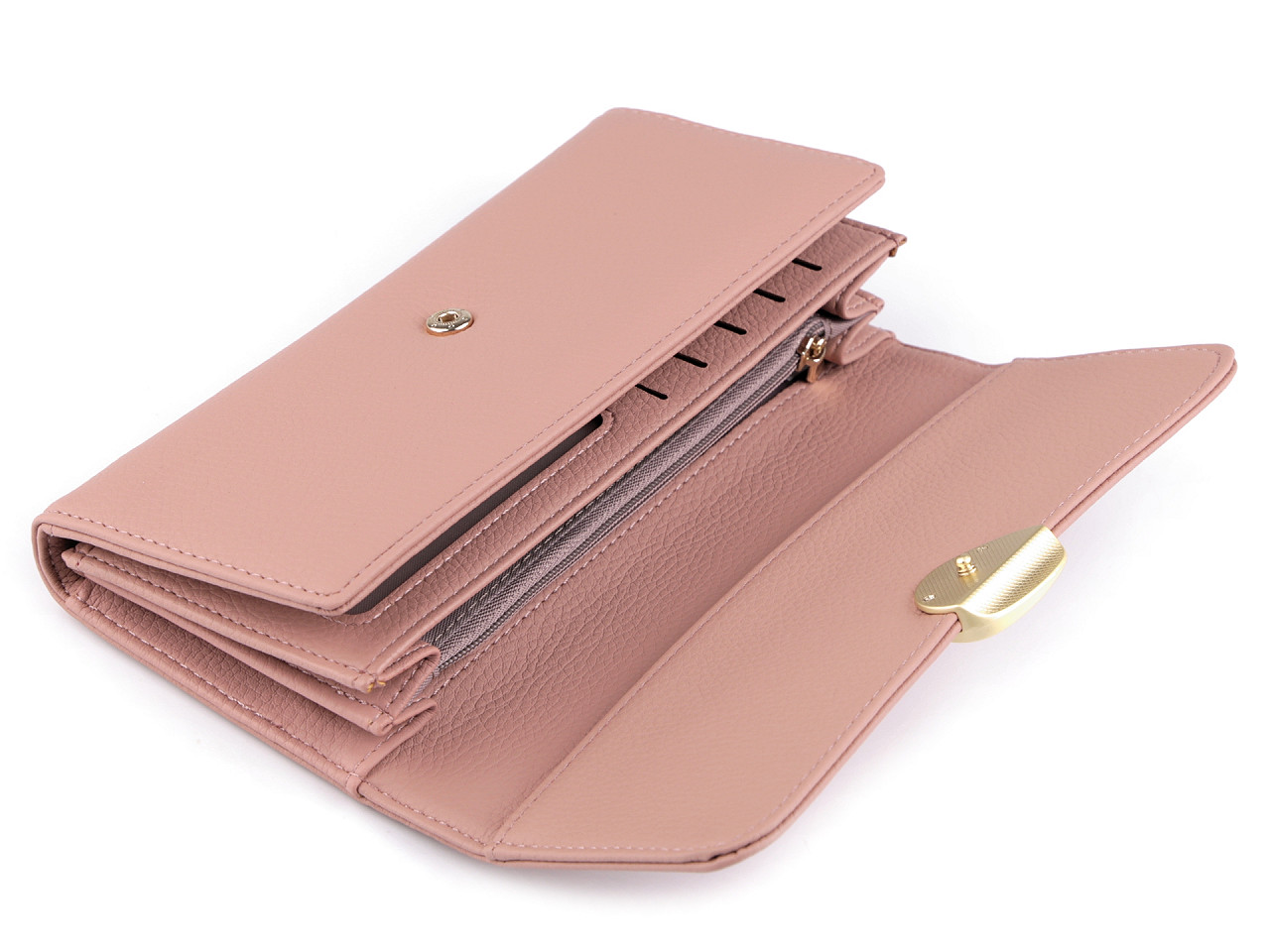 Portofel pentru femei 9,5x19 cm - Negru (1 Bucată)