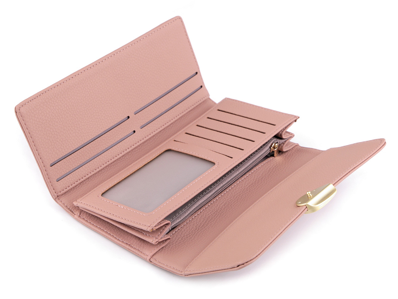 Portofel pentru femei 9,5x19 cm - Negru (1 Bucată)