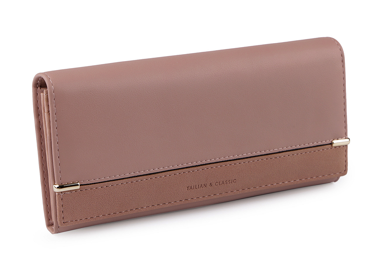 Portofel pentru femei 9,5x18,5 cm - Maro bronz (1 Bucată)