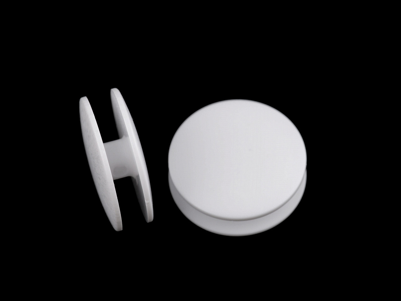 Butoni pentru lenjerie de pat, mărimea 28" - Alb (100 Bucăți)