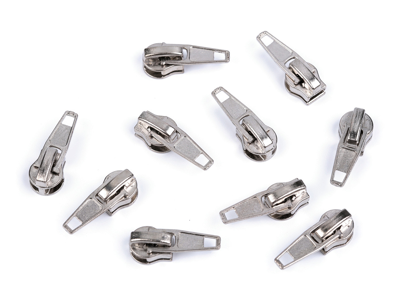 Cursor fermoar spiralat no 5 - Nichel (500 Bucăți)