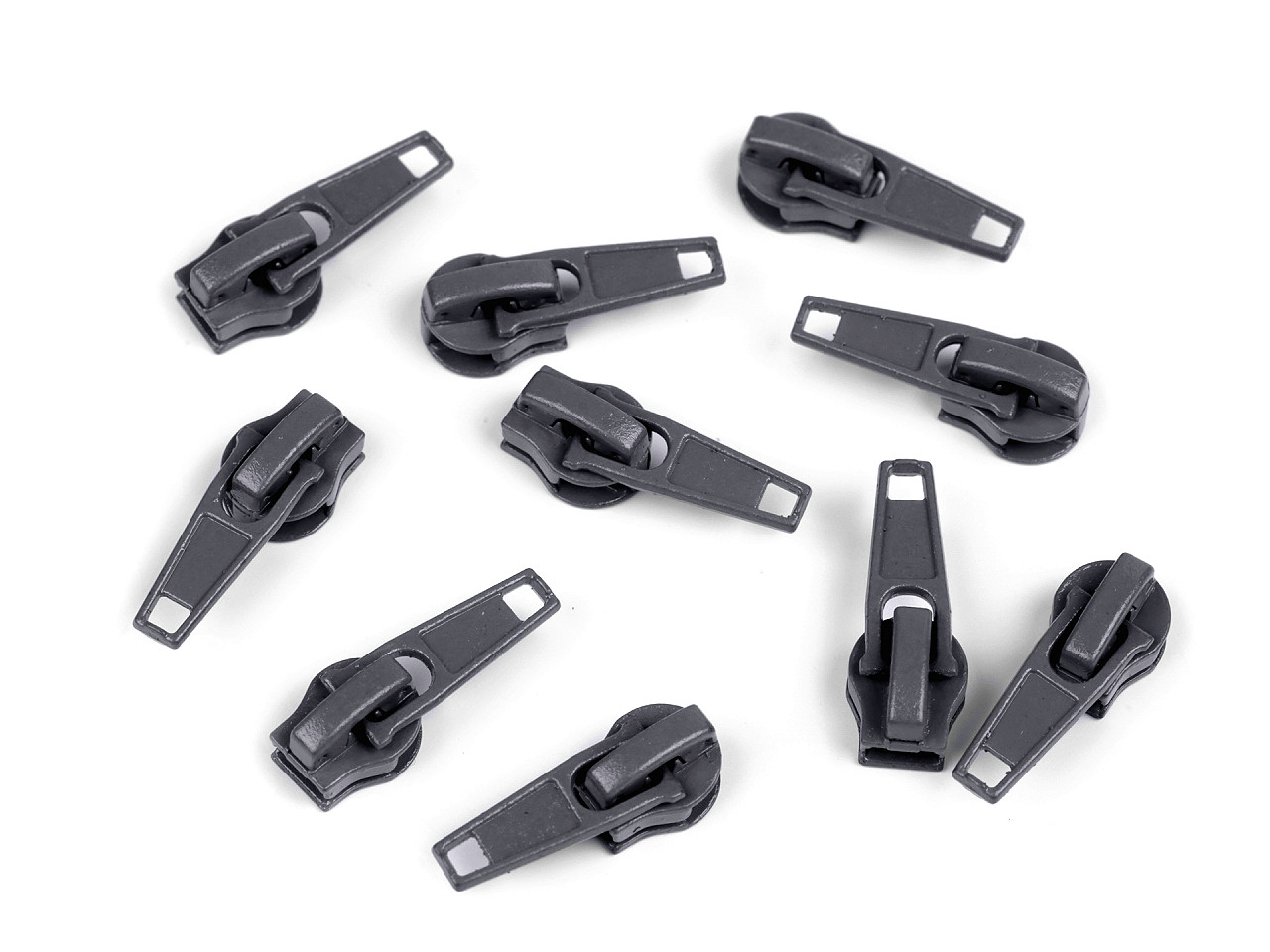 Cursor fermoar spiralat no 5 - Nichel (500 Bucăți)