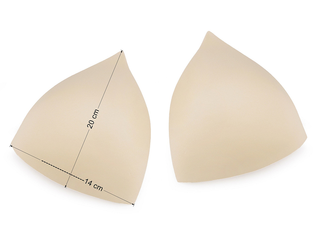 Cupe / bureți sutien cu efect push-up m - Negru (4 Perechi)