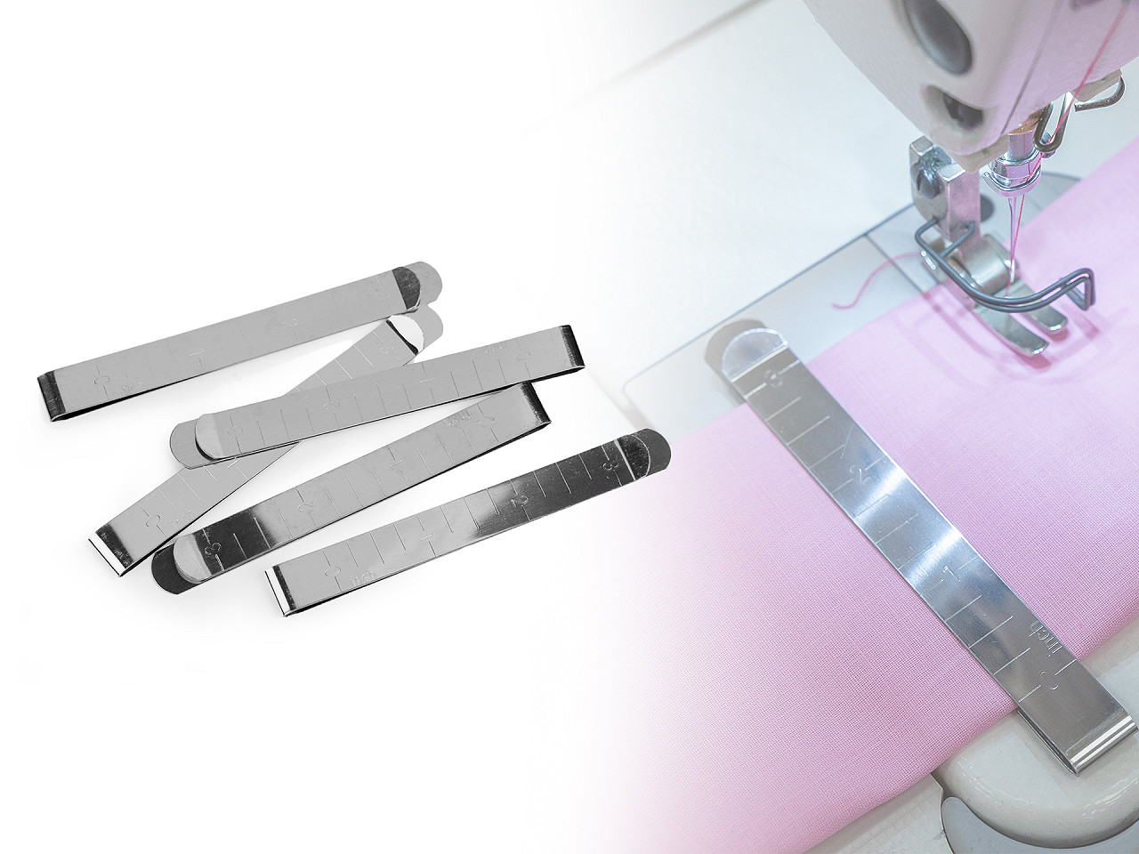 Clips  / clemă materiale textile - Nichel (20 Bucăți)