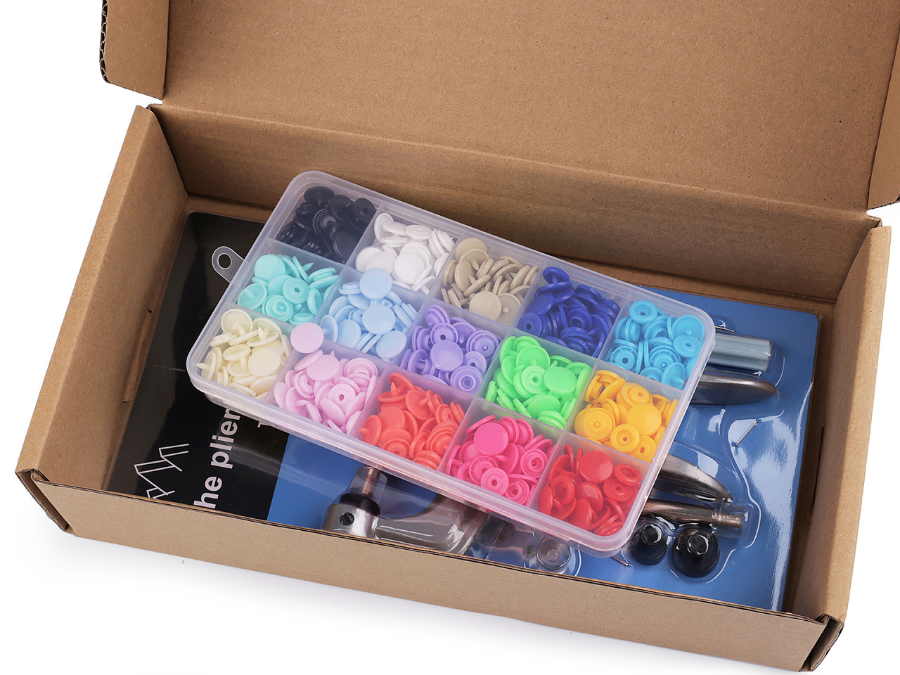 Set cleste si capse plastic - Conform imaginii (1 Set)