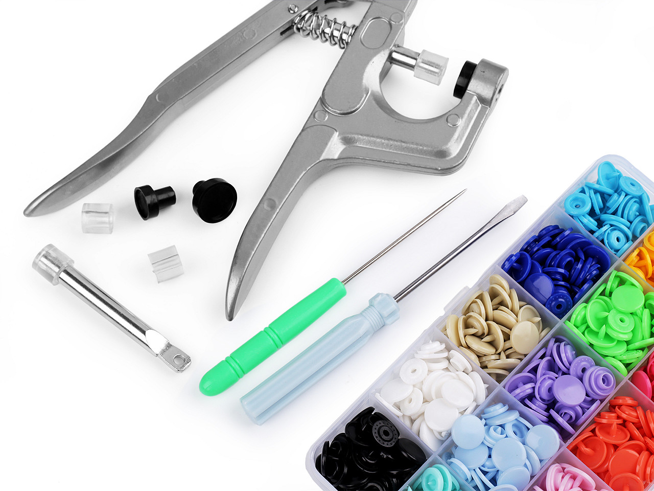 Set cleste si capse plastic - Conform imaginii (1 Set)