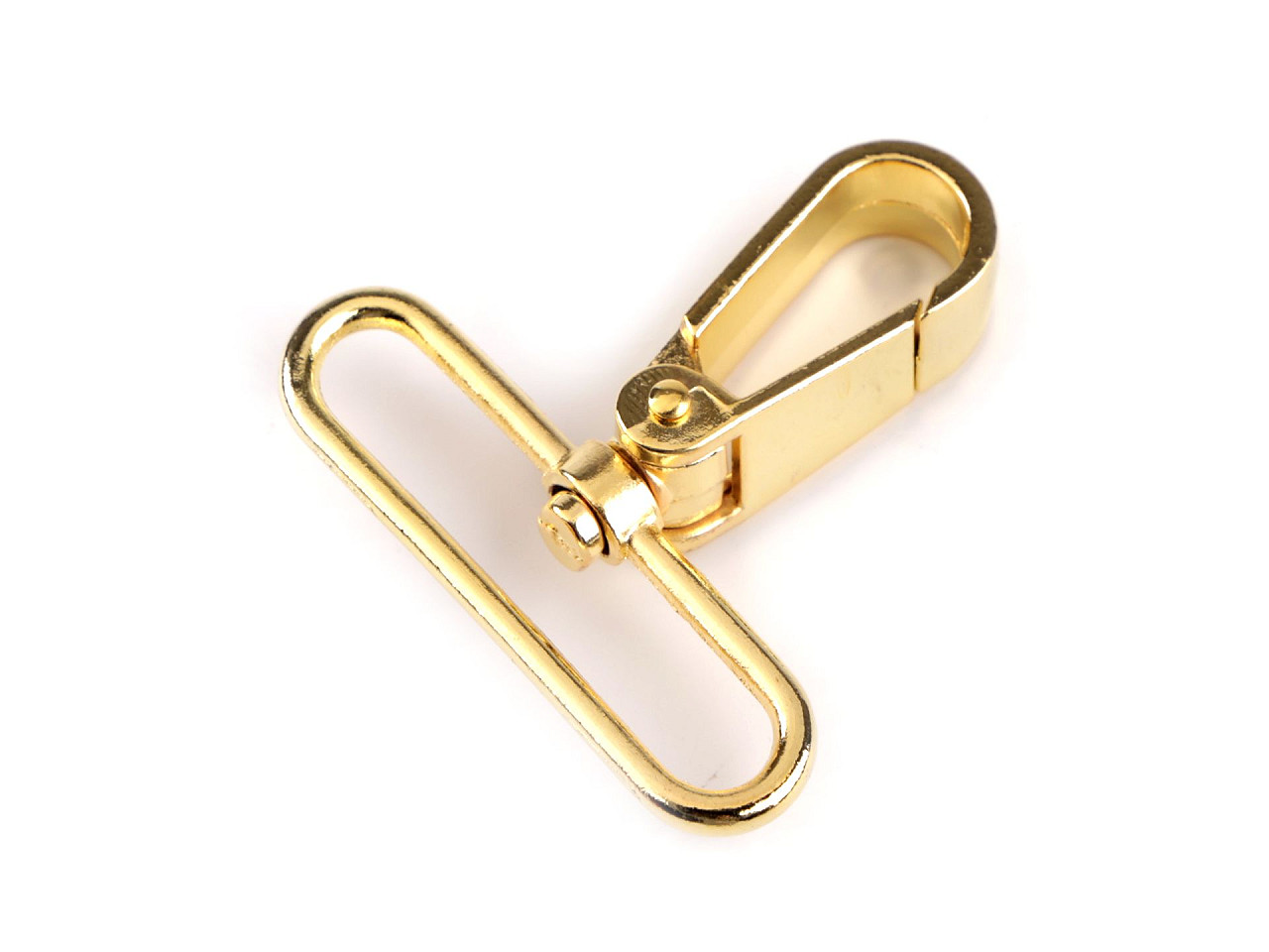 Carabină rotativă, 50 mm - Auriu deschis (10 Bucăți)