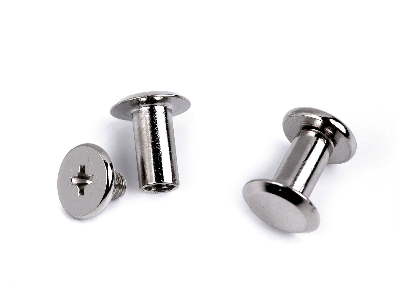 Butoni cu șurub pentru pielarie, ø10 mm - Auriu rose (50 Perechi) Butoni cu șurub pentru pielarie, ø10 mm - Auriu rose (50 Perechi)