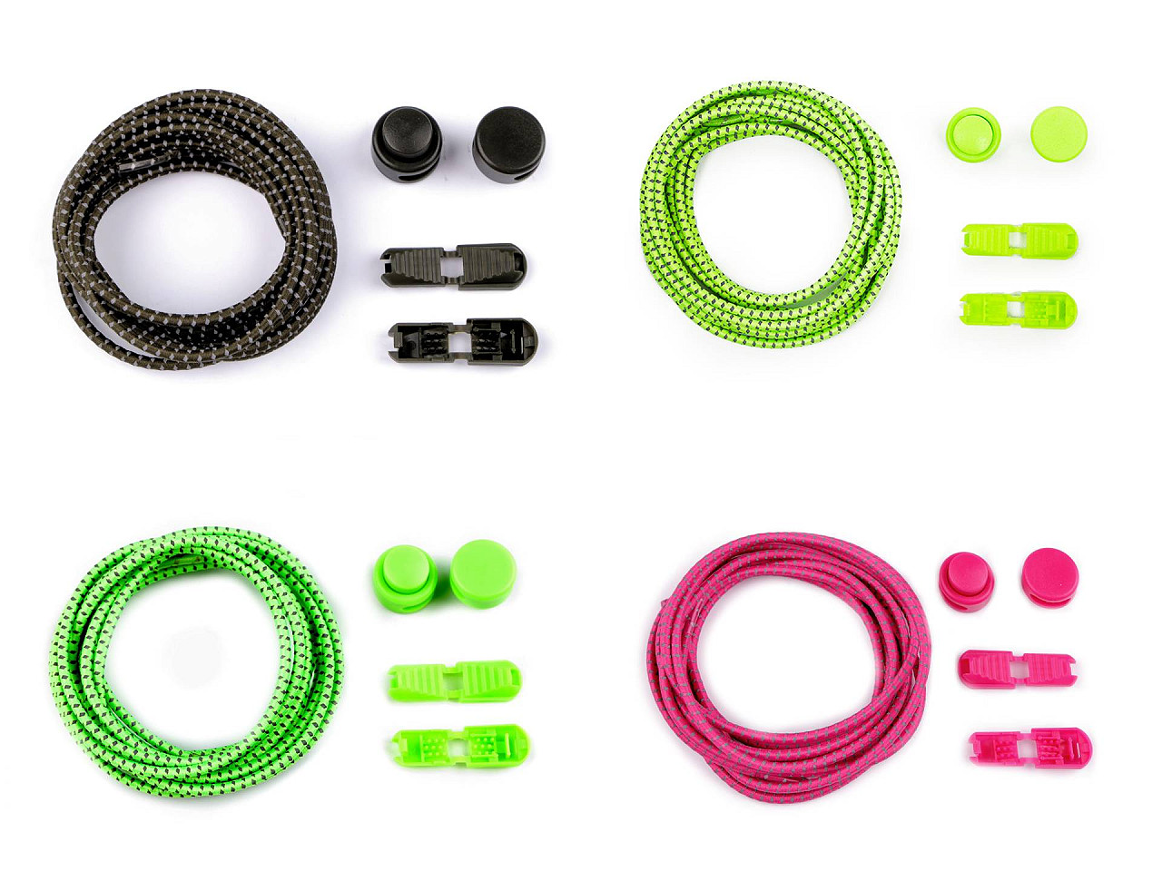 Șireturi reflectorizante, lungime 120 cm - Gri neutral (1 Pereche)