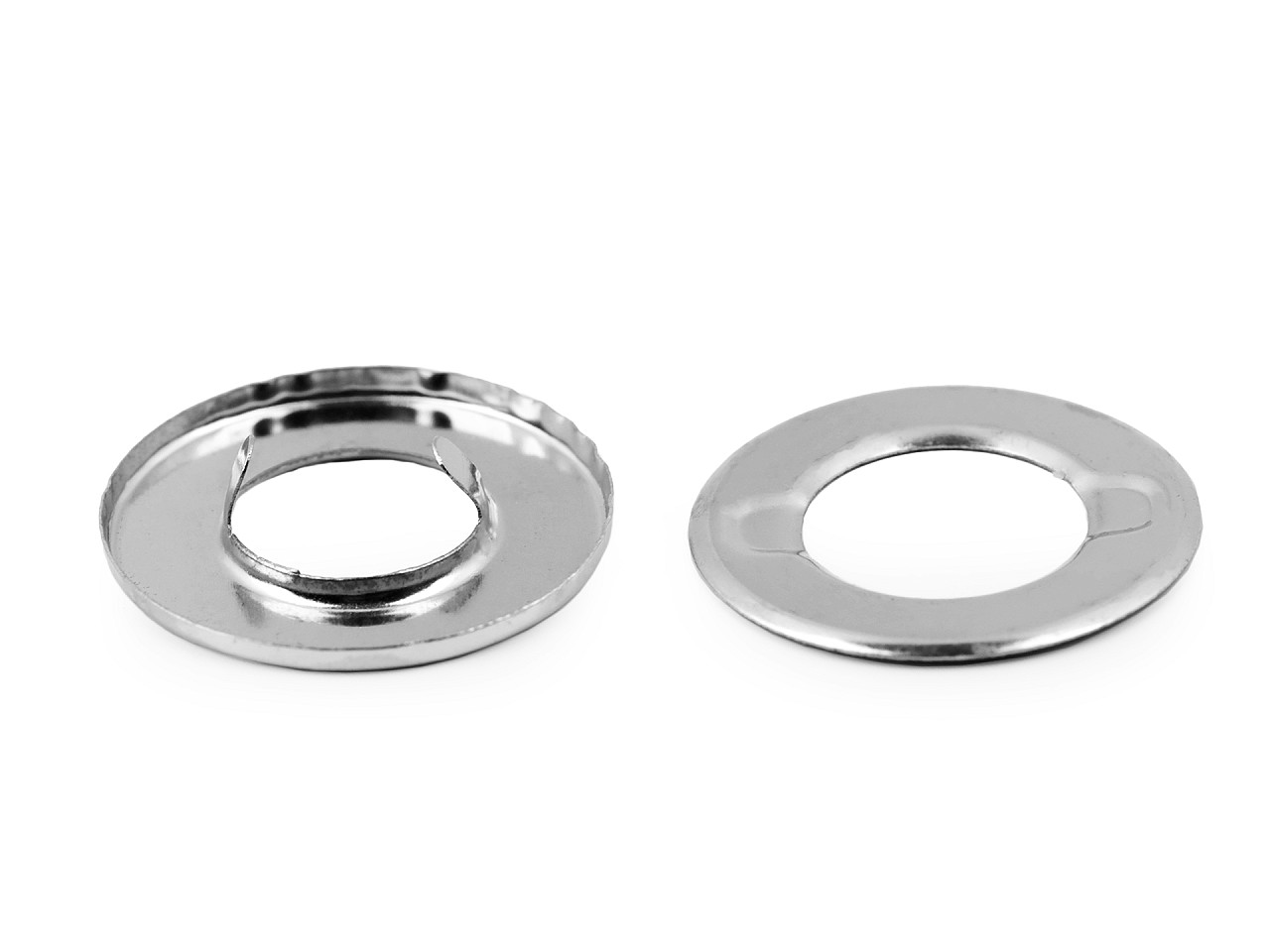 Ocheți metalici, ø12 mm - Nichel (50 Perechi) Ocheți metalici, ø12 mm - Nichel (50 Perechi)