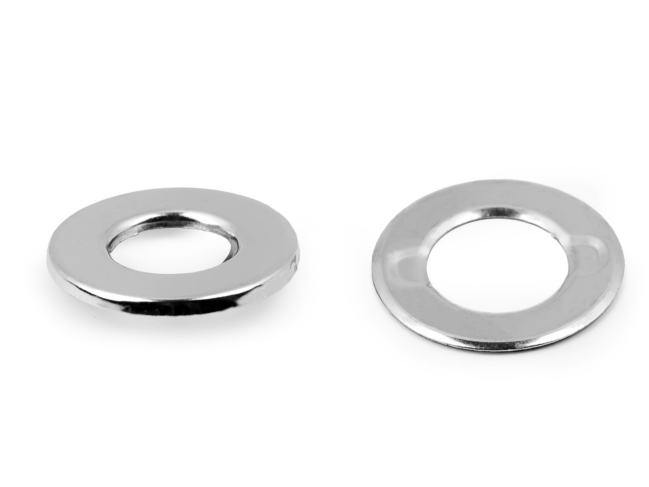 Ocheți metalici, ø12 mm - Nichel (50 Perechi) Ocheți metalici, ø12 mm - Nichel (50 Perechi)