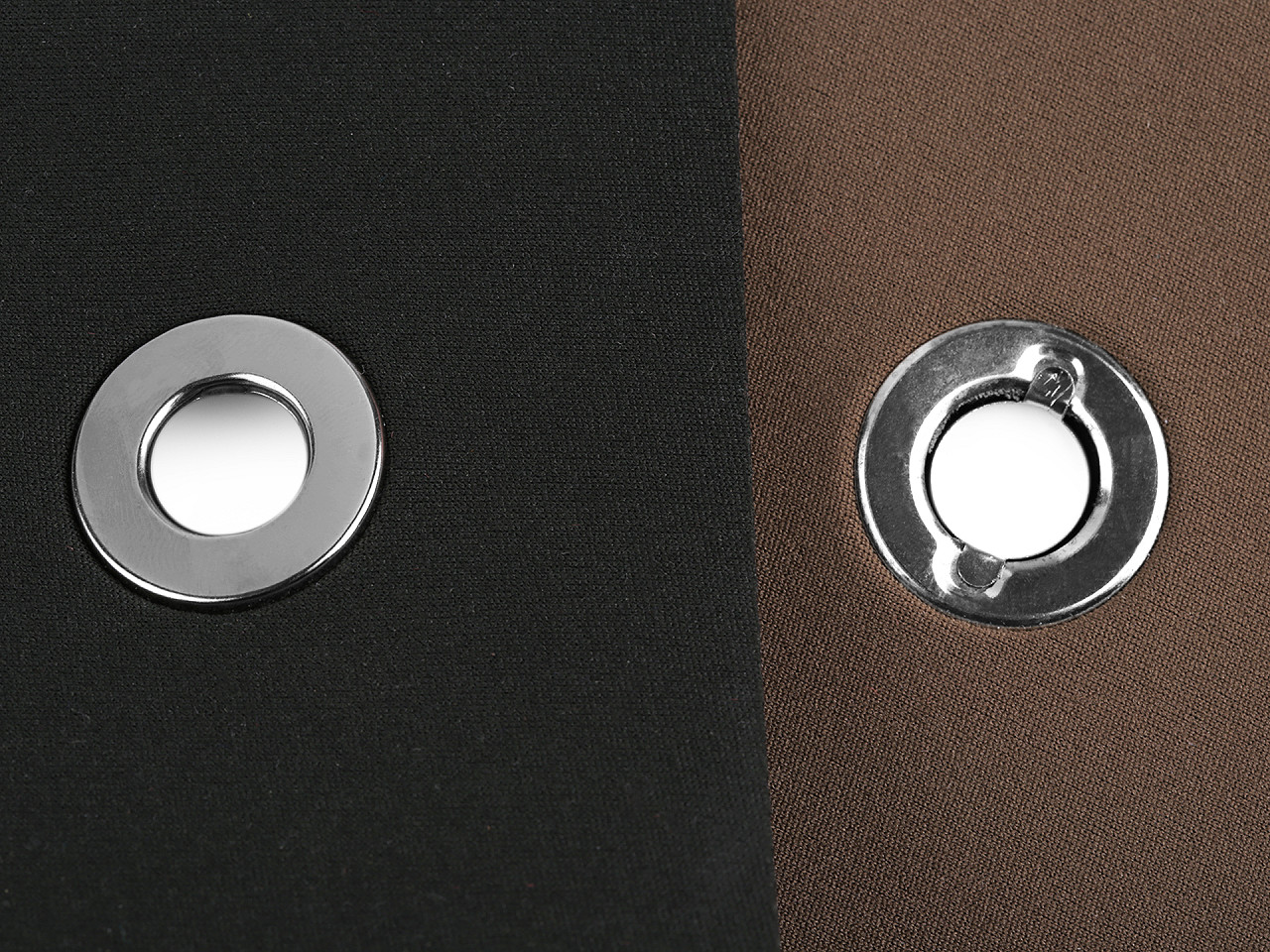 Ocheți metalici, ø12 mm - Nichel (50 Perechi) Ocheți metalici, ø12 mm - Nichel (50 Perechi)