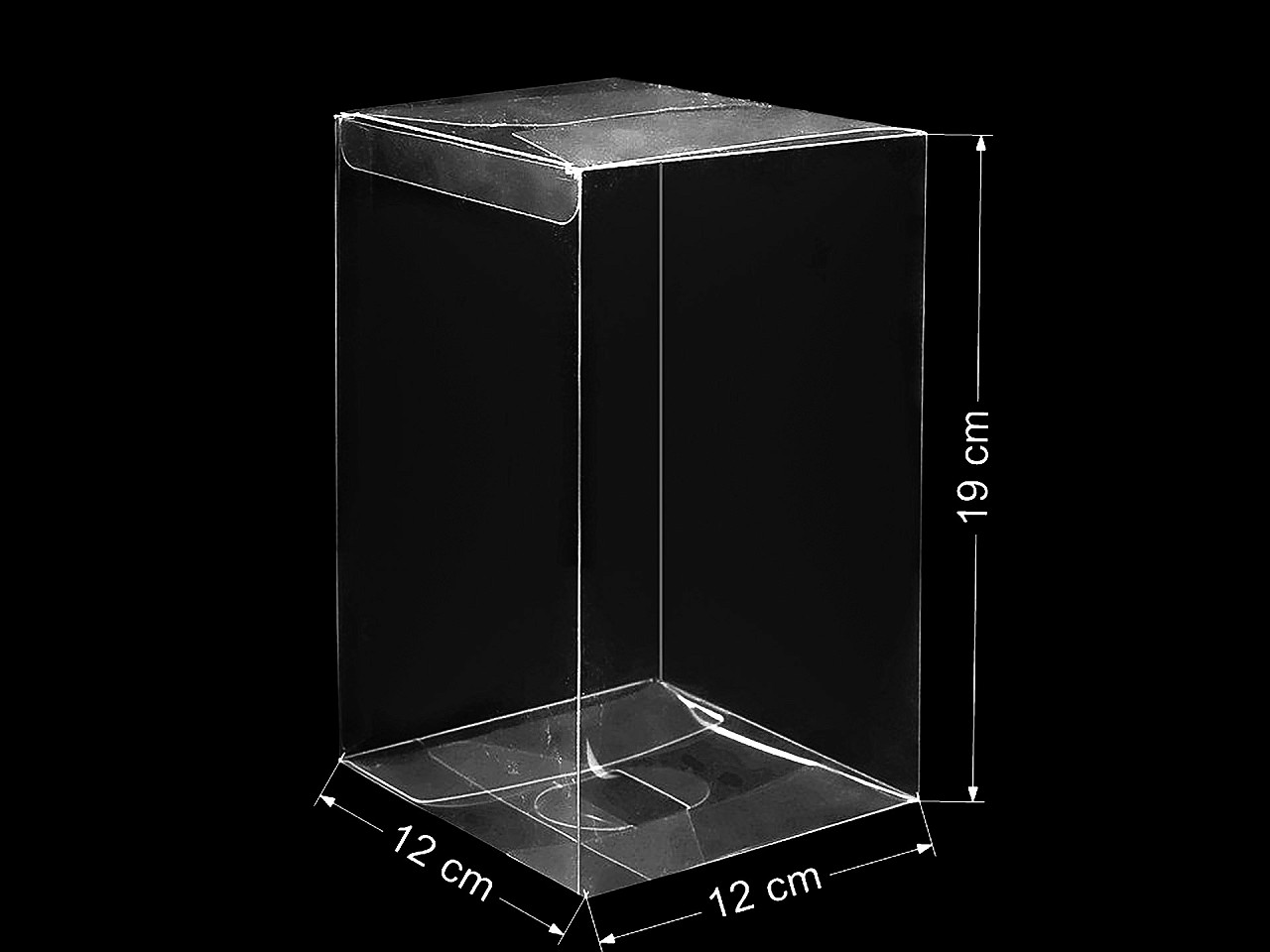 Cutie de plastic - Transparent (5 Bucăți)