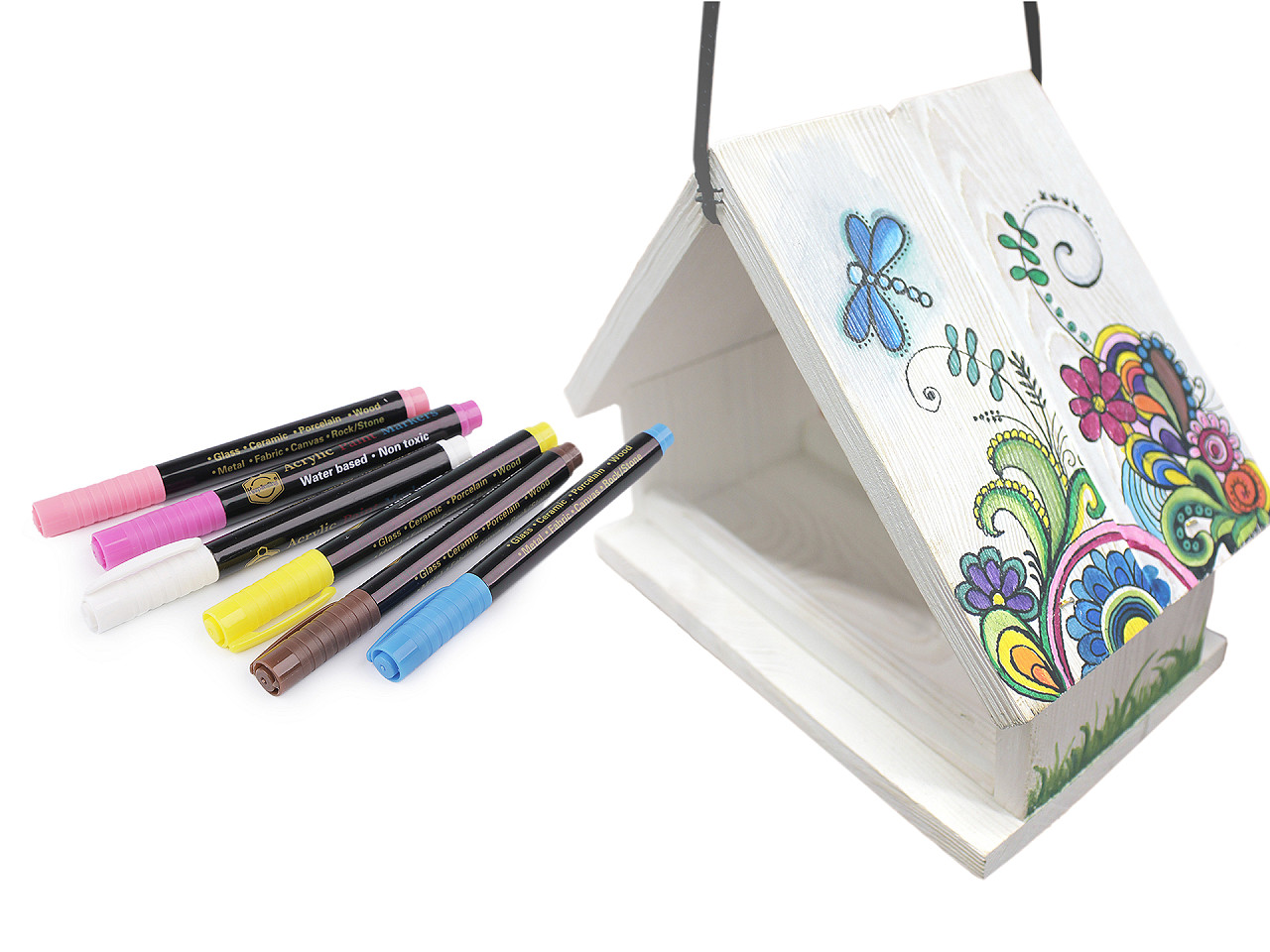 Marcator acrilic 6 buc - Mix (1 Cutie)