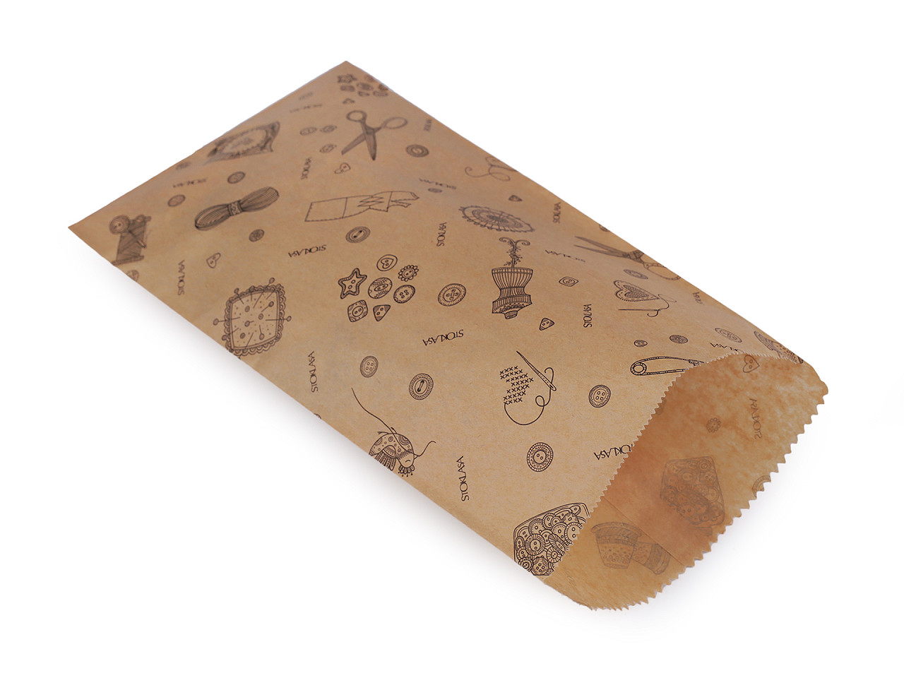 Punga de hartie stoklasa 15x28 cm - Maro natural (50 Bucăți)