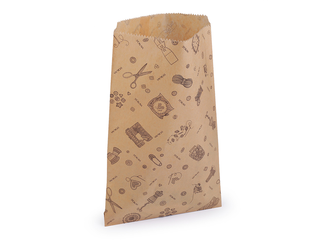 Punga de hartie stoklasa 20x32 cm - Maro natural (50 Bucăți)