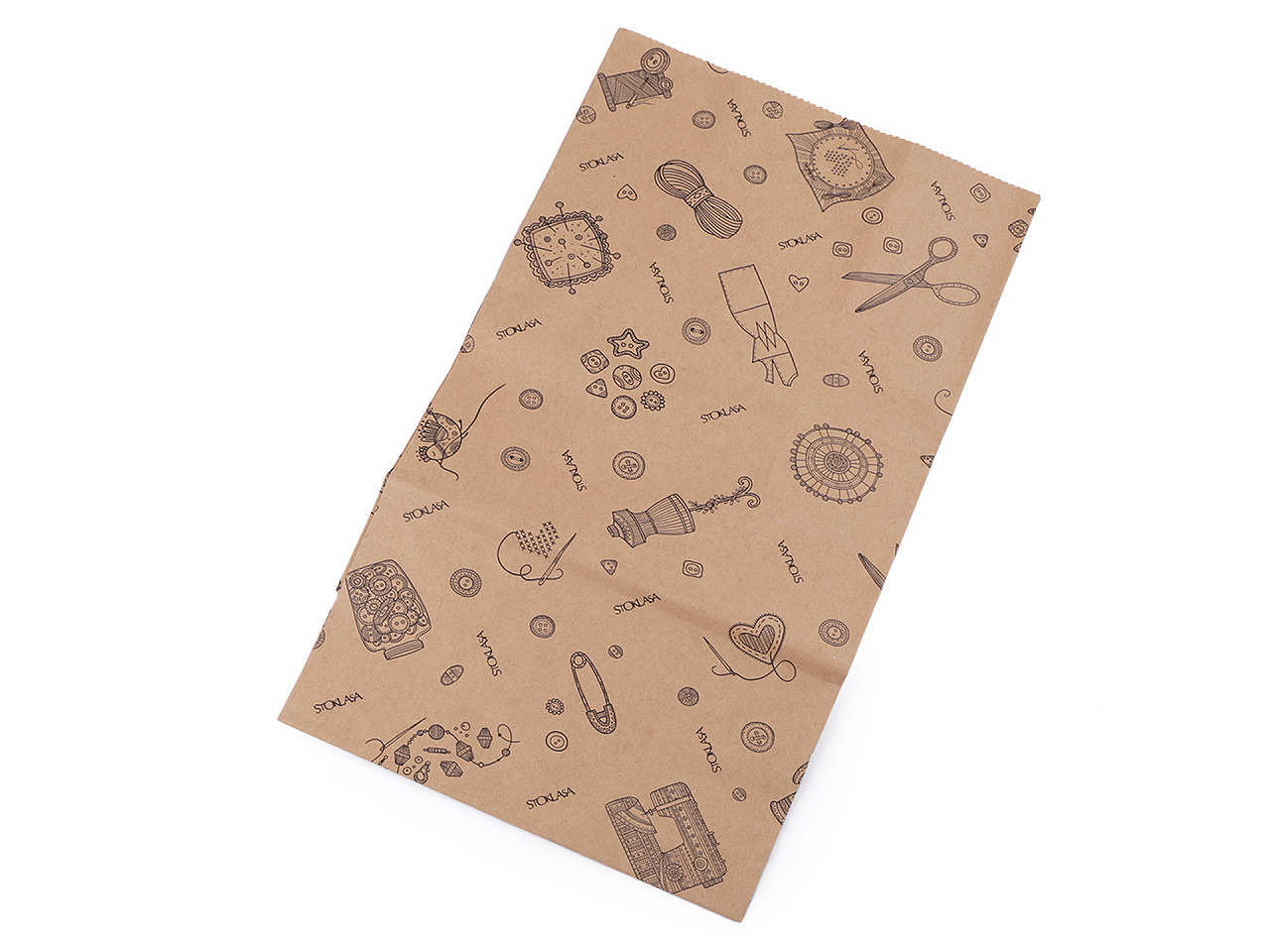 Punga de hartie 15x28 cm - Maro natural (50 Bucăți)