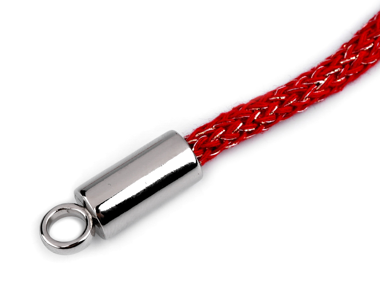 Terminație șnur, ø7 mm - Nichel (10 Bucăți)