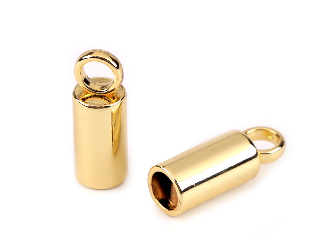 Terminație șnur, ø7 mm - Nichel (10 Bucăți)