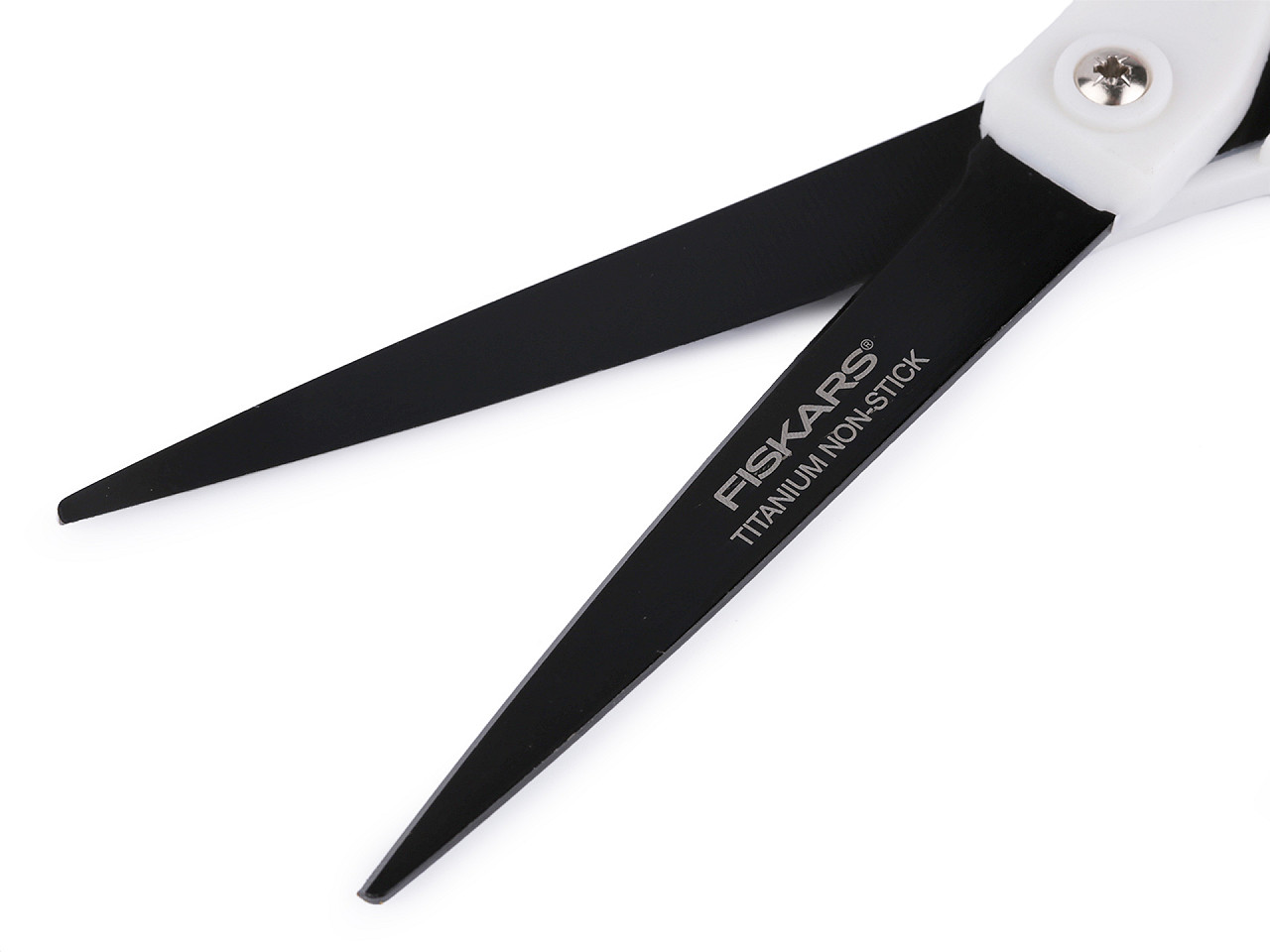 Foarfece fiskars titan, lungime 21 cm - Alb (1 Bucată)