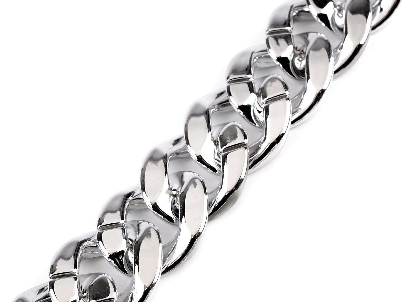 Lanț design pentru decorarea articolelor de îmbrăcăminte și accesorii, lățime 34 mm - Auriu clasic (1 Metru)