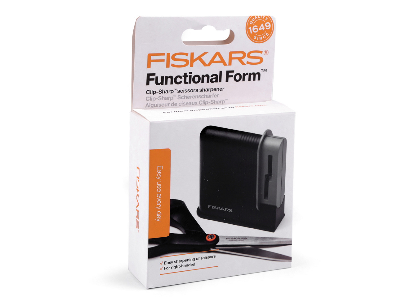 Ascuțitor de foarfece fiskars - Negru (1 Bucată)