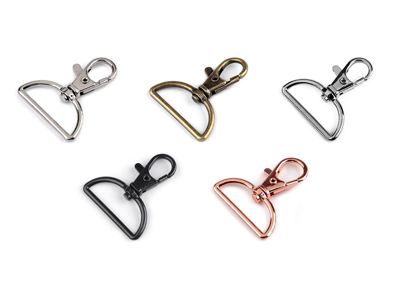 Carabină rotativă, 30 mm - Nichel (10 Bucăți)