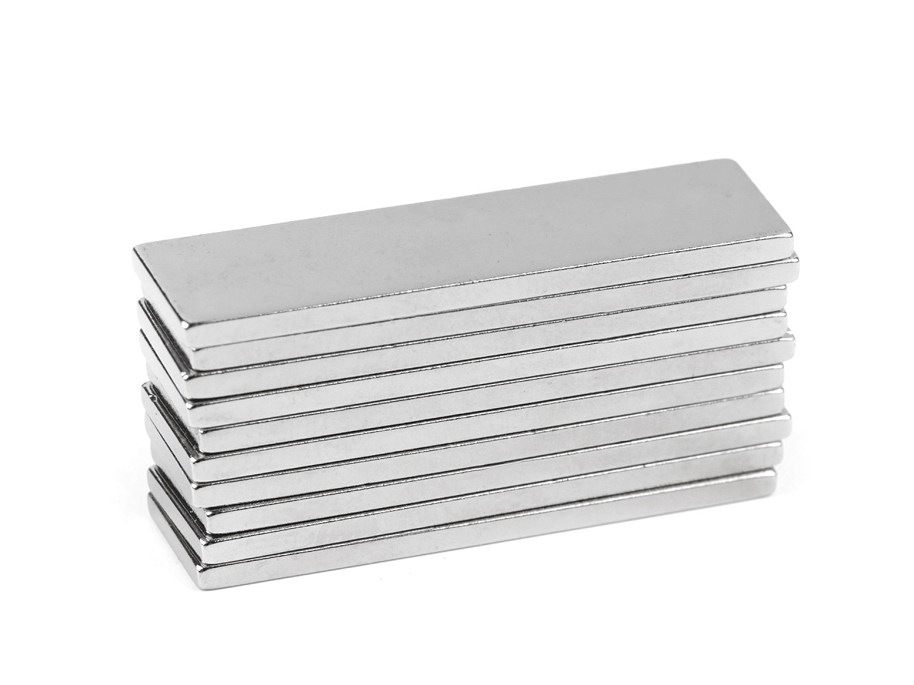 Magnet 10x40 mm - Nichel (50 Bucăți)