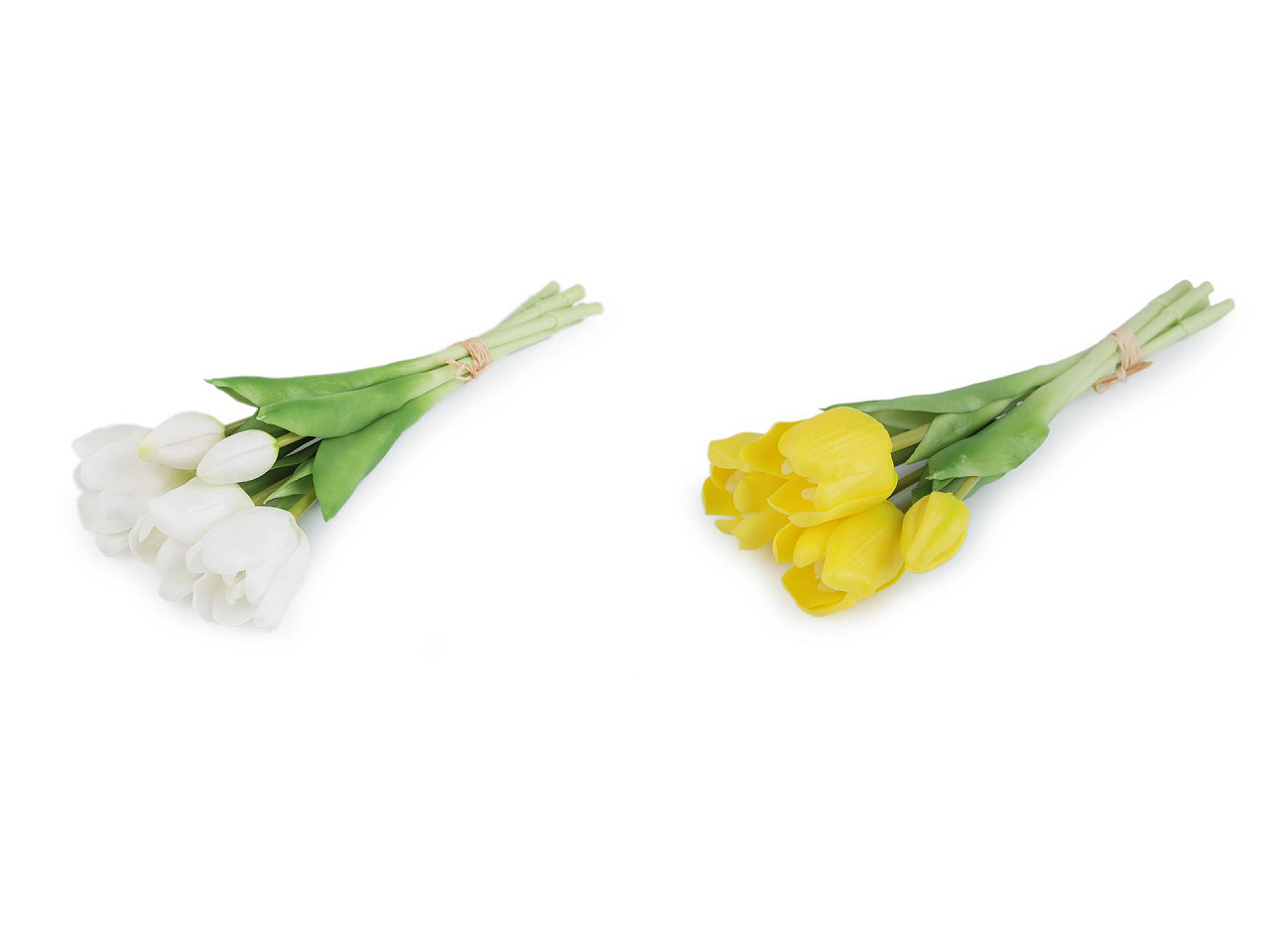 Buchet de lalele artificiale - Alb (1 Buchet)